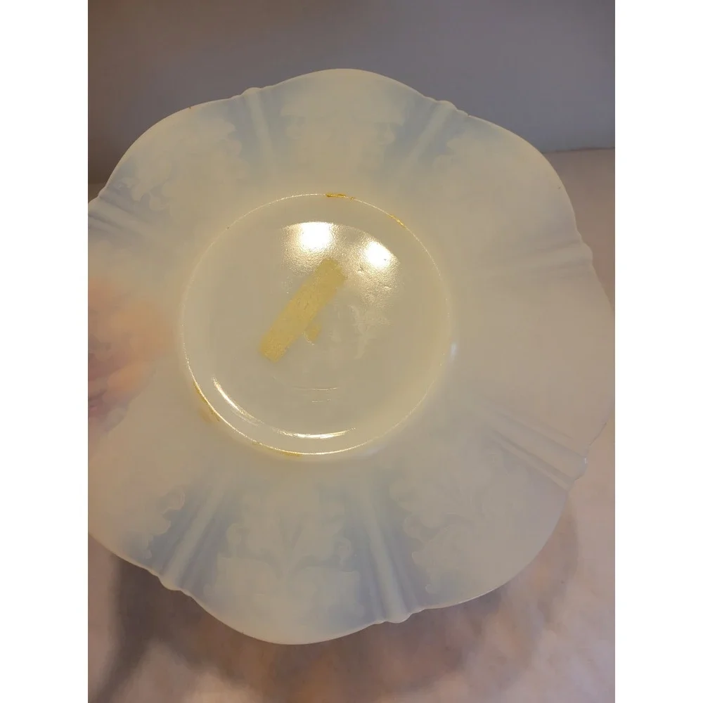 Vtg Victorian Petalware Plate 11